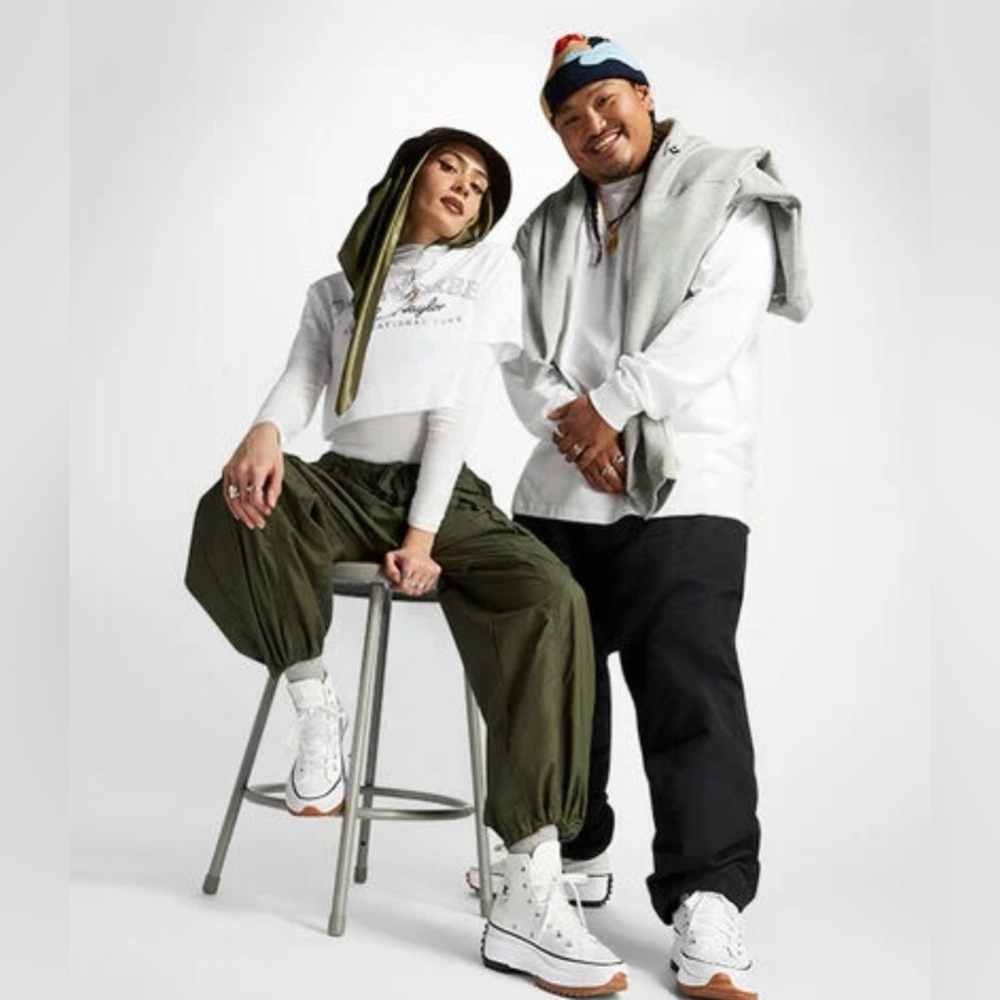 Converse RUN STAR HIKE HI WHITE/BLACK/GUM (UNISEX)